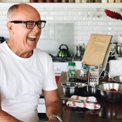 In the kitchen